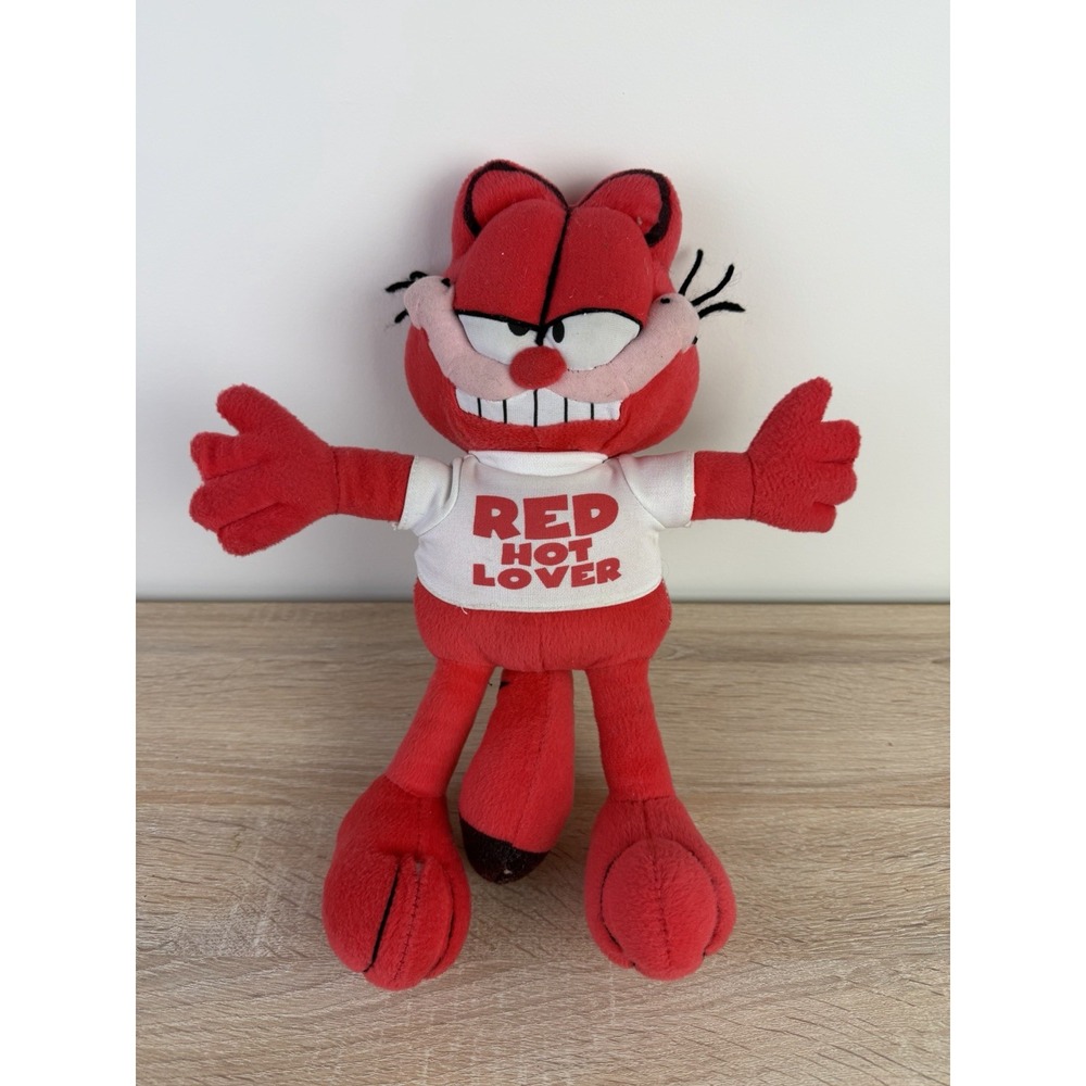 Nanco Garfield Red Hot Lover 9" Valentines Day Plush Doll